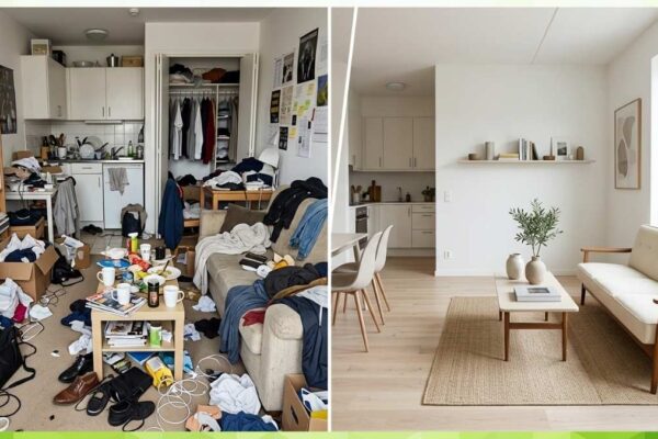 how to arrange small apartment illustration