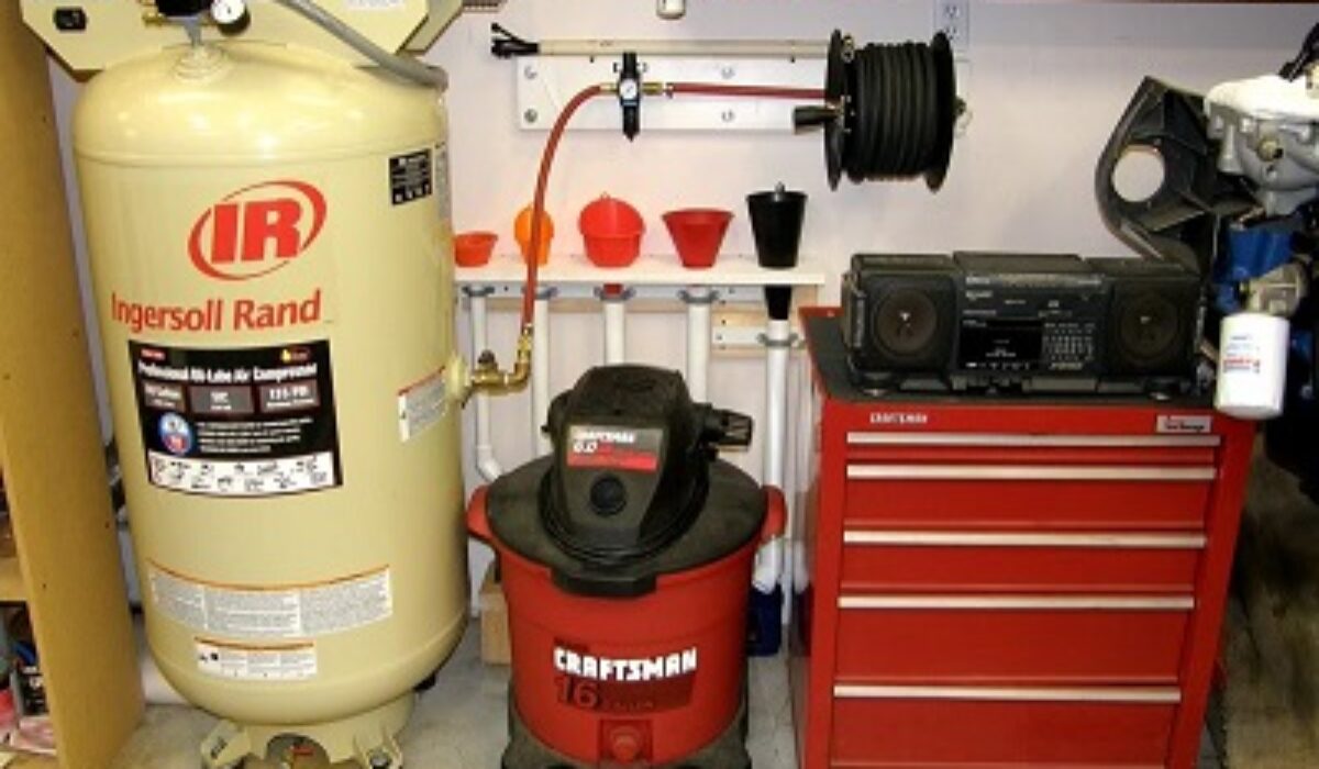 How to install Air Compressor in the Garage Kravelv