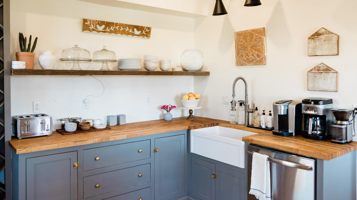 kitchen with neutral color theme