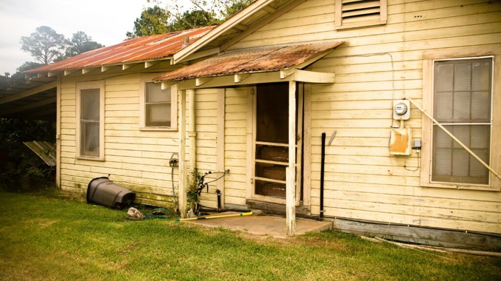 old wooden house