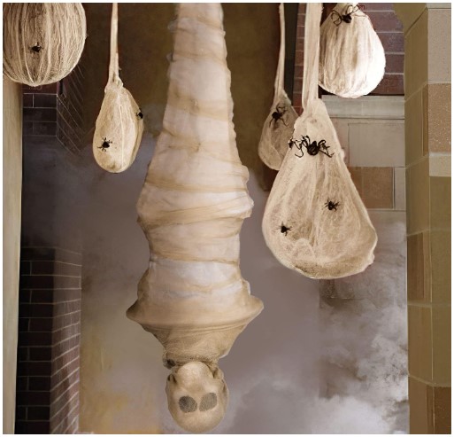 Hanging mummy in the ceiling