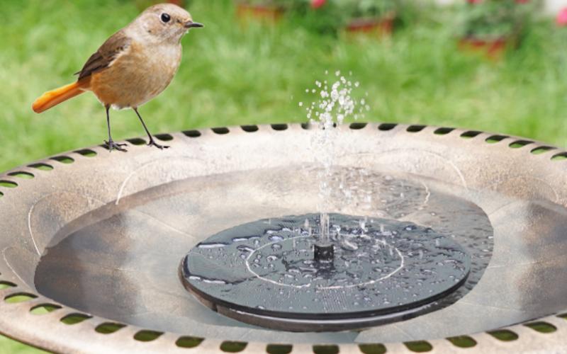VIVOSUN 28” Solar Powered Bird Bath