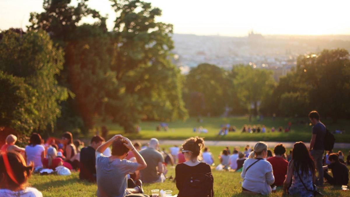 Community in a park