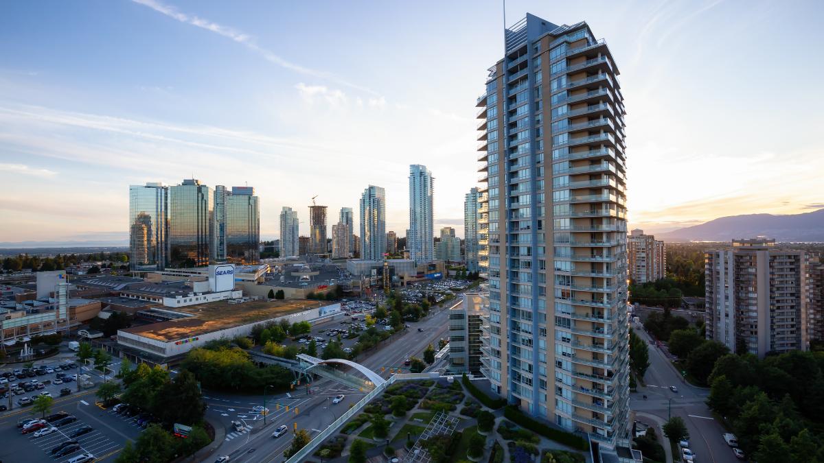 Skyscraper in burnaby bc