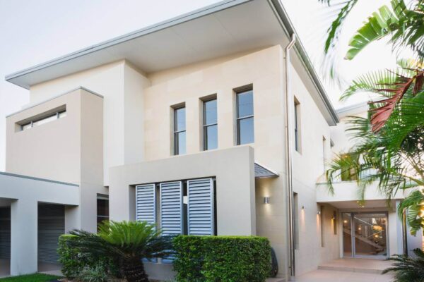 house with with modern exterior facade