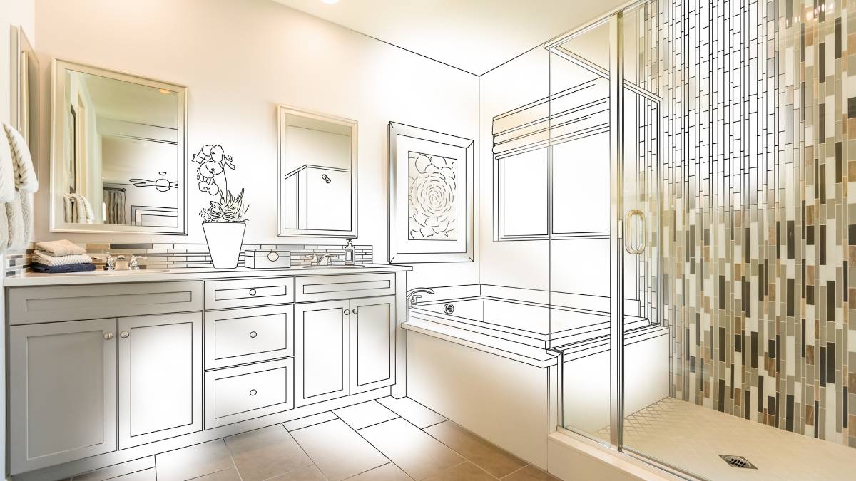 luxurious bathroom remodel