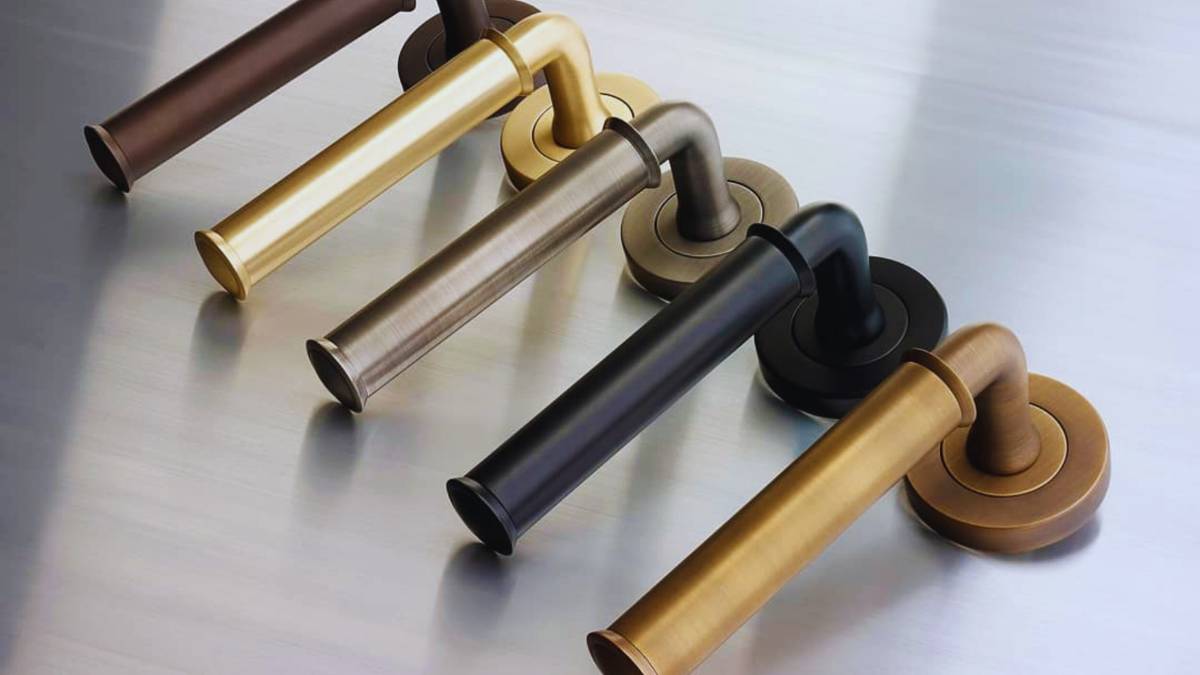 different colors of door handles