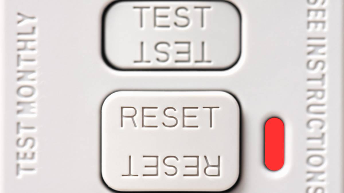 Red Light on GFCI Outlet