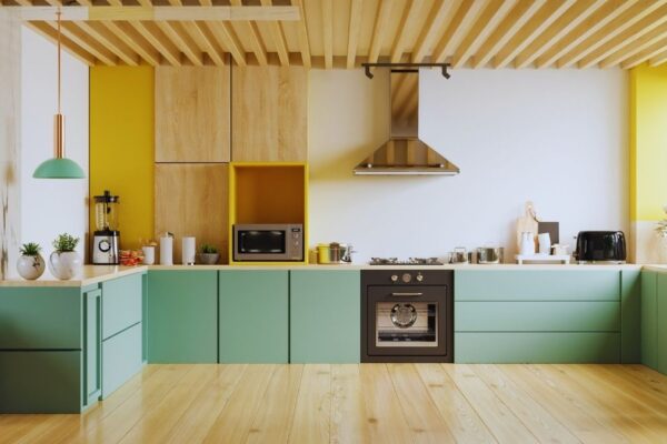 a minimalist and clean kitchen