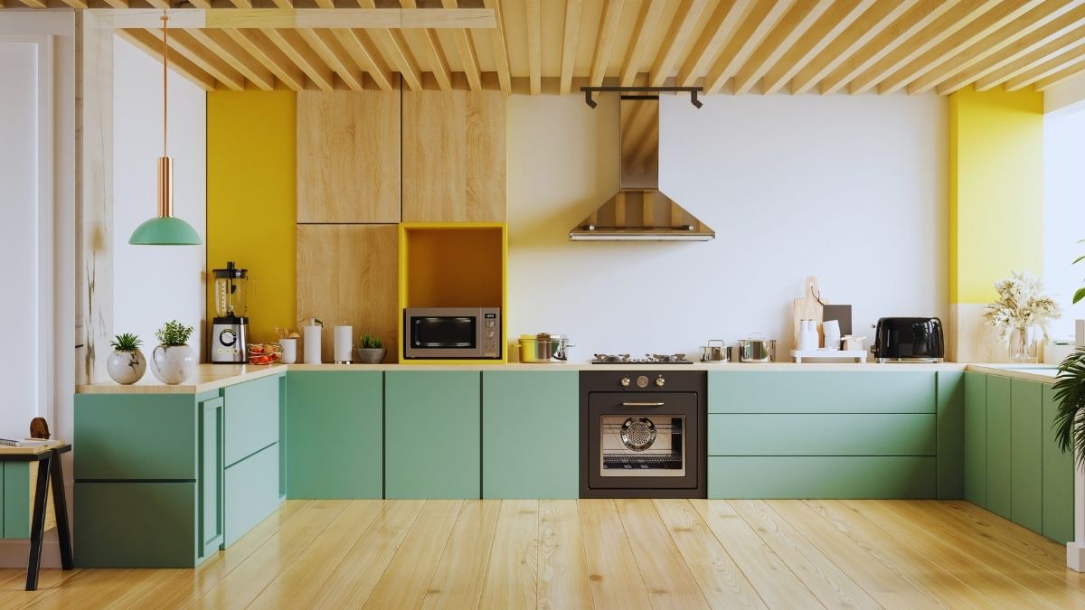 a minimalist and clean kitchen