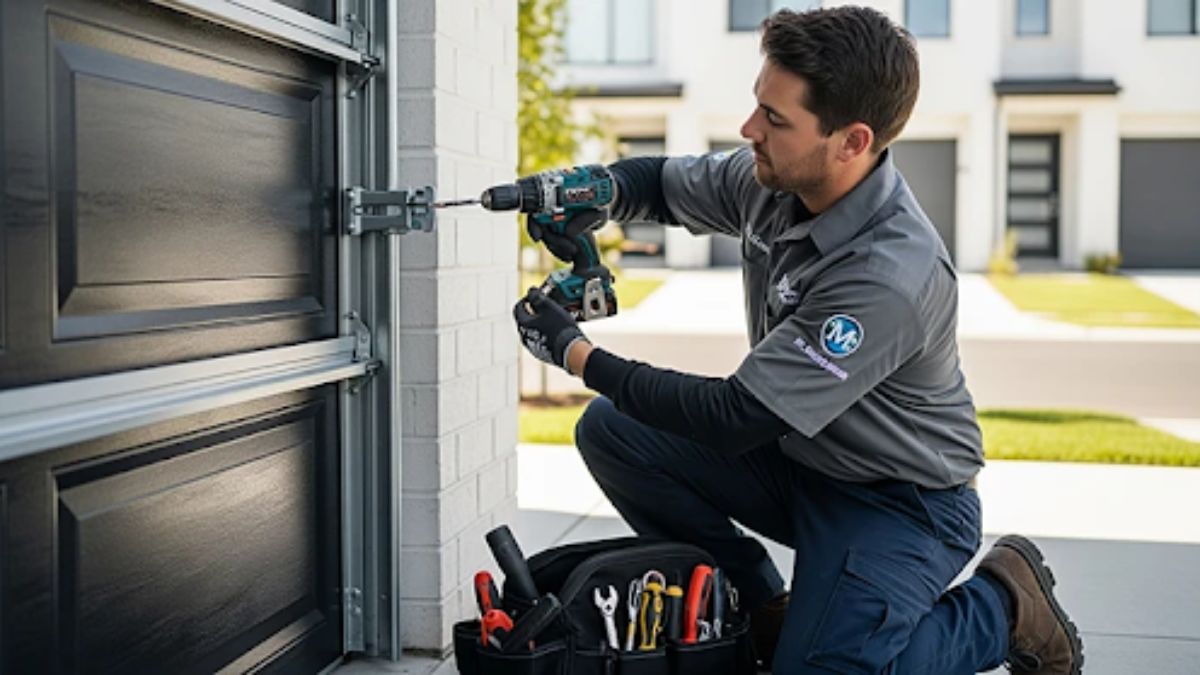 garage door repair man