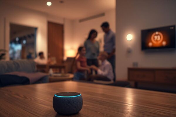 amazon alexa in a table