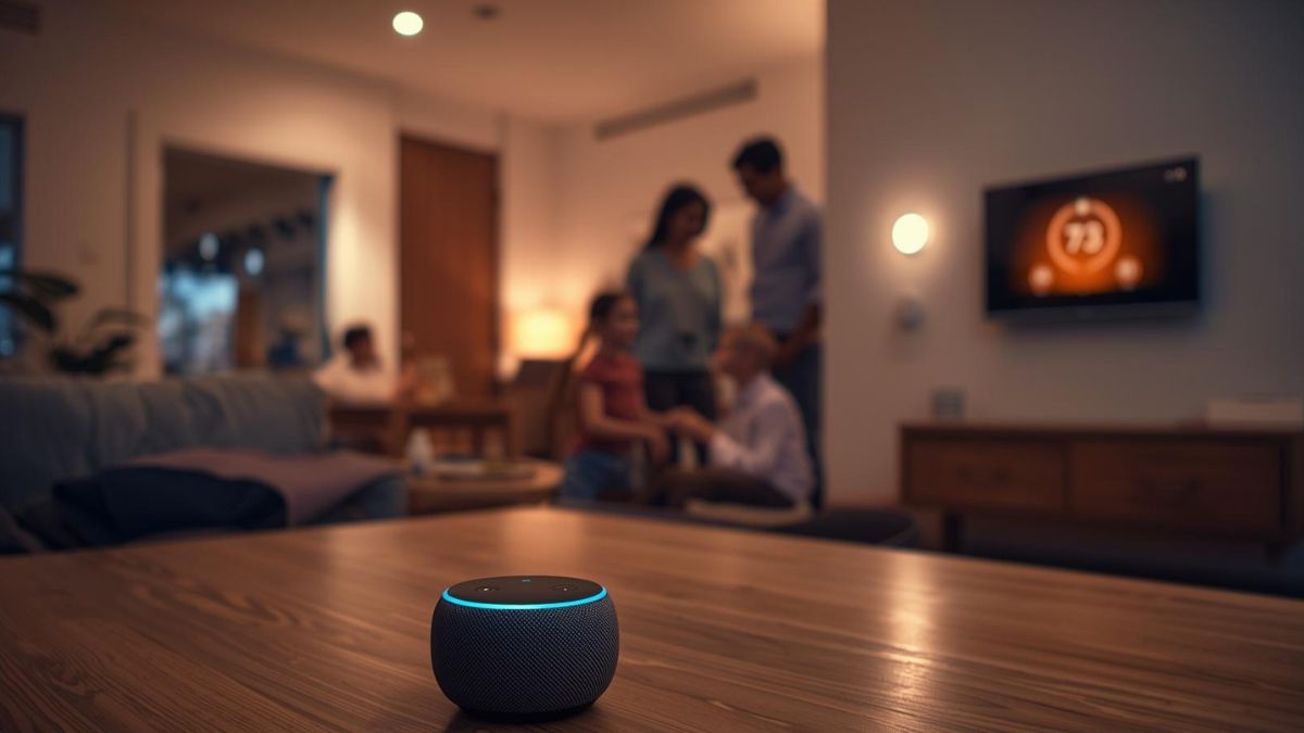 amazon alexa in a table