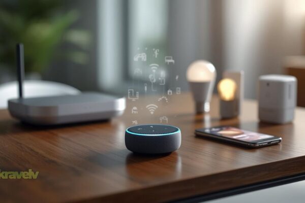 Alexa connectiong to smart devices via wifi and bluetooth