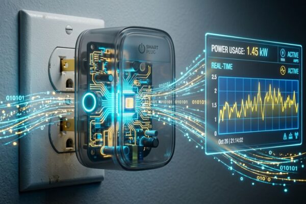 Smart Plug Energy Monitoring illustration