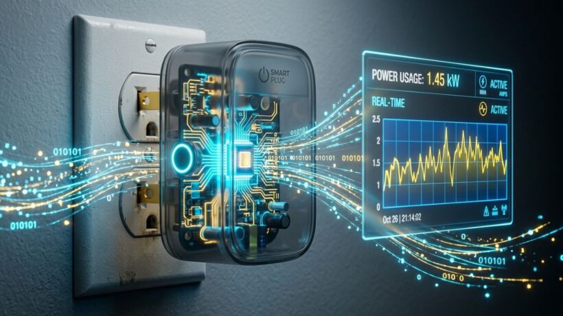 Smart Plug Energy Monitoring illustration