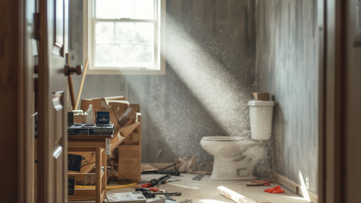 bathroom under renovation